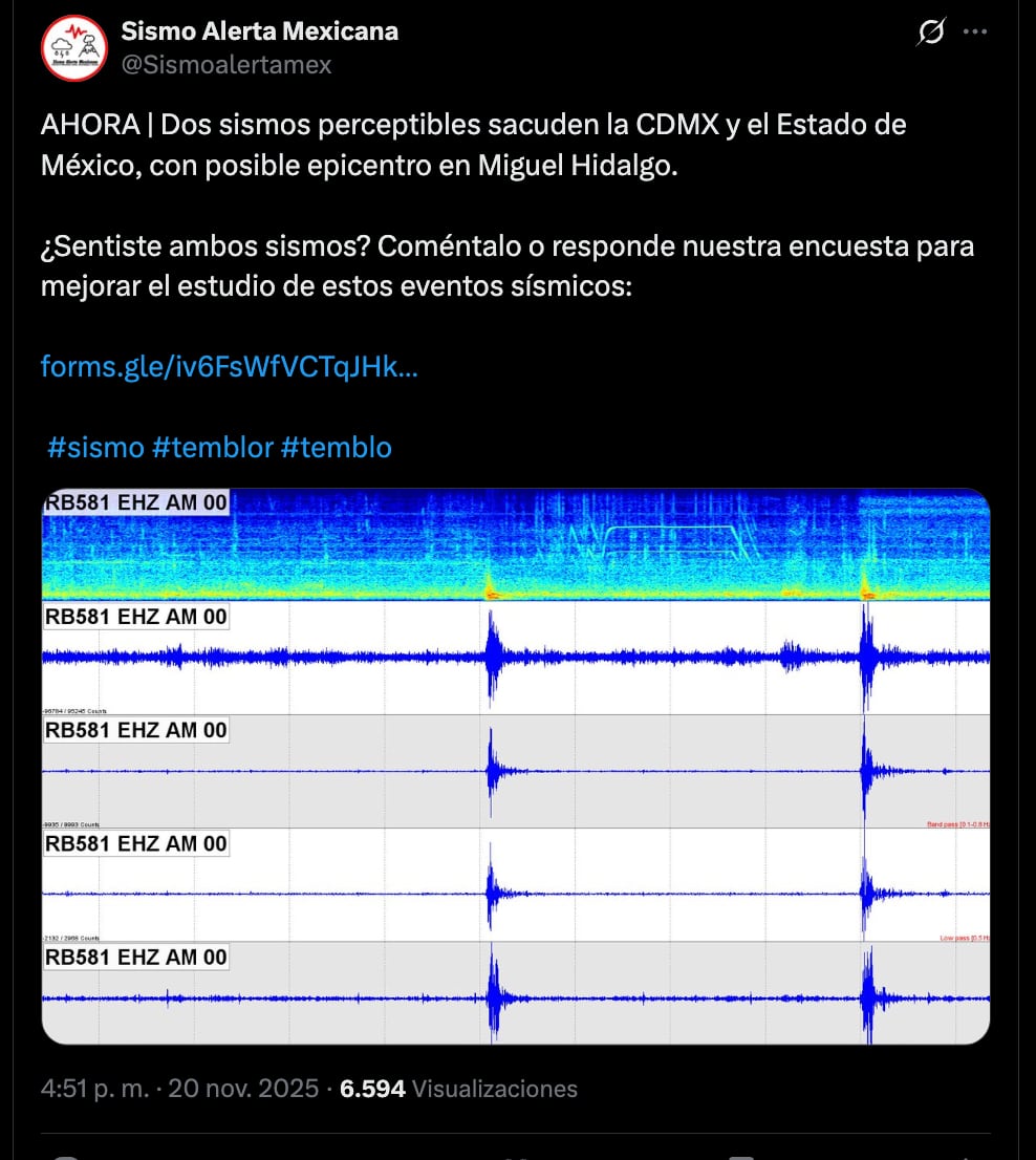 Sismo Alerta Mexicana