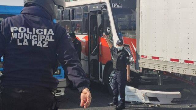 Accidente en autopista México-Puebla