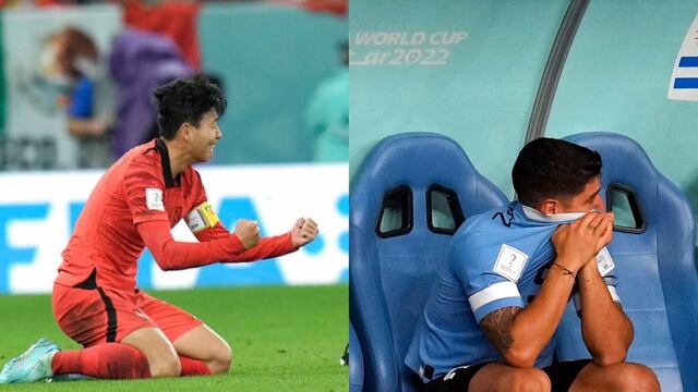 Heung-Min Son y Luis Suárez.
