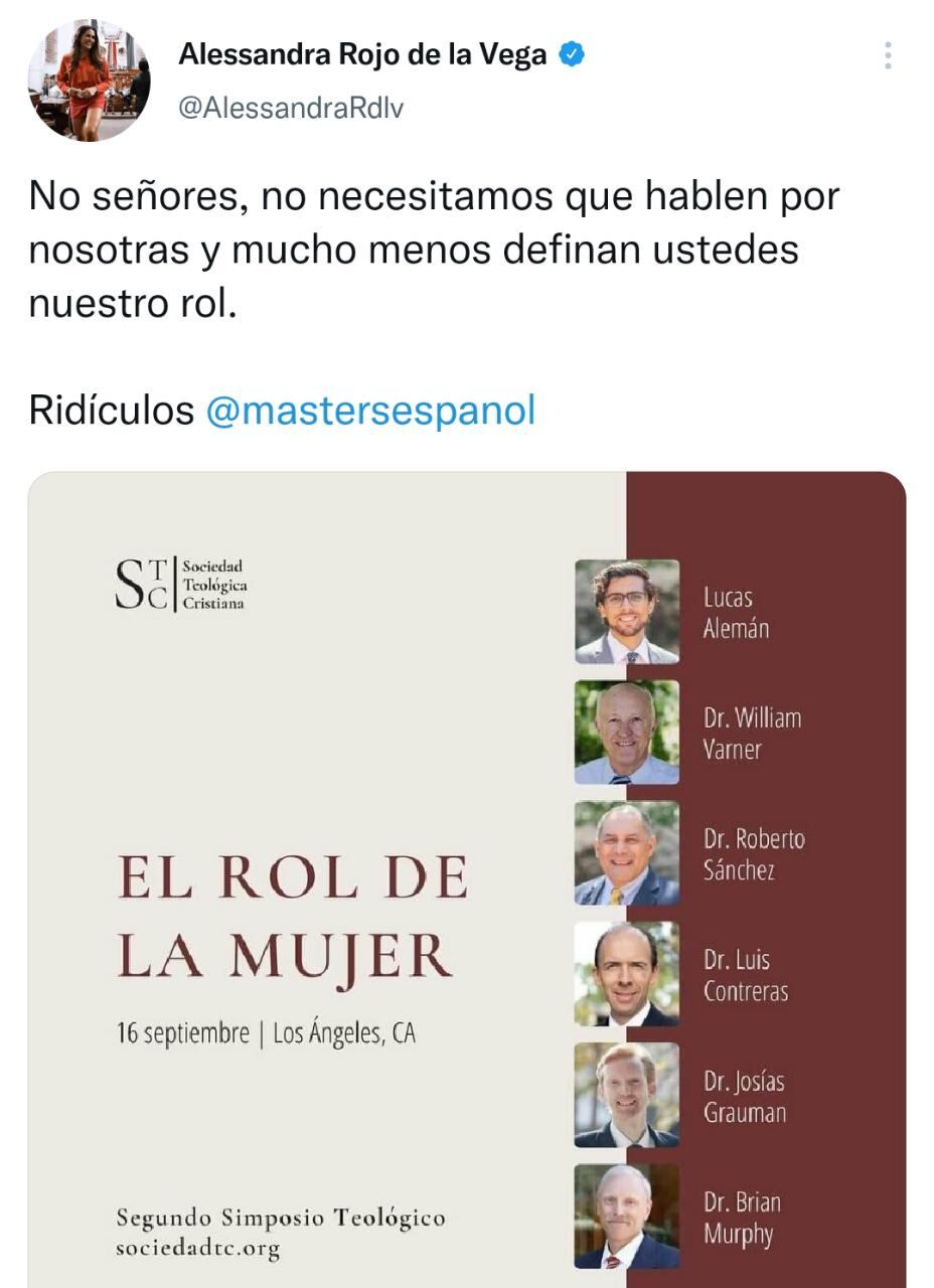 Crítica al simposio "El rol de la mujer"