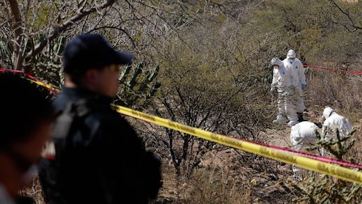 Hallan restos humanos de 7 personas en carretera Tlapa-Olinalá