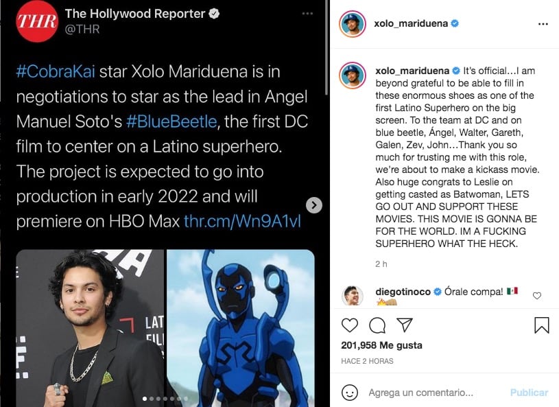Xolo Maridueña Blue Beetle