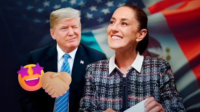 Donald Trump dice que no quiere hacer daño a México y dedica halagos a Claudia Sheinbaum
