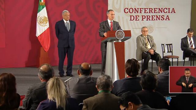 Hugo López Gatell y AMLO.