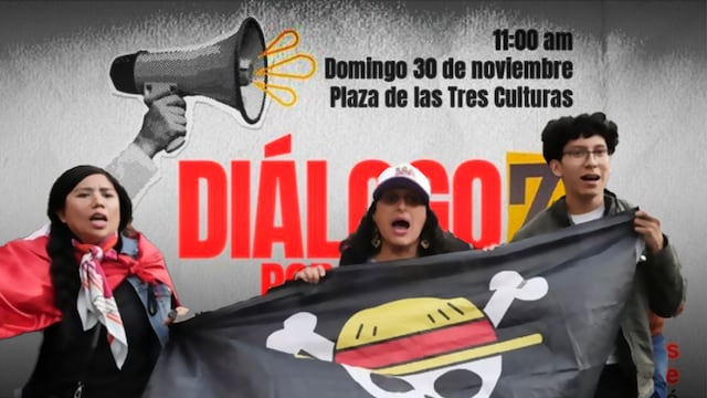 Generación Z convoca a un diálogo en la Plaza de las Tres Culturas