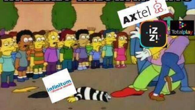 Meme de la caída de Infinitum de Telmex