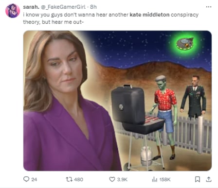 Memes por la desaparición de Kate Middleton en el mundo Willy Wonka