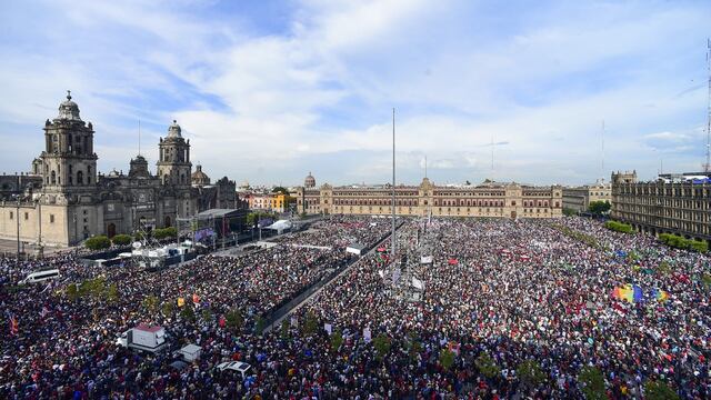El Zócalo de AMLO