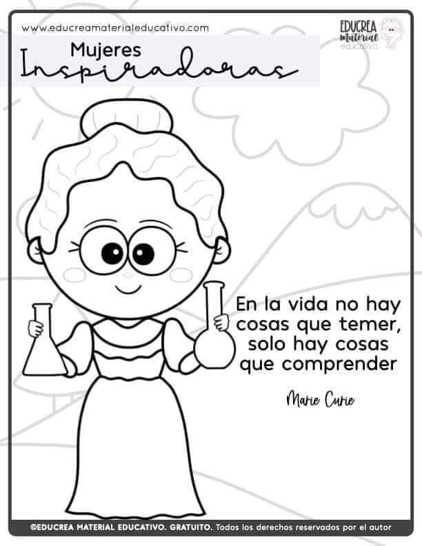 Dibujos del 8 de marzo para colorear por el Día Internacional de la Mujer