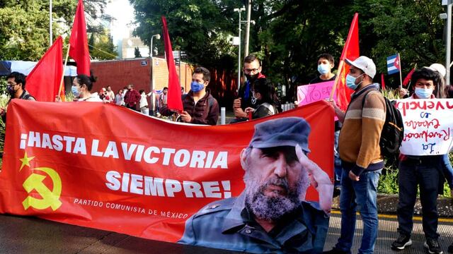 Contingente en apoyo a visita de Miguel Díaz-Canel