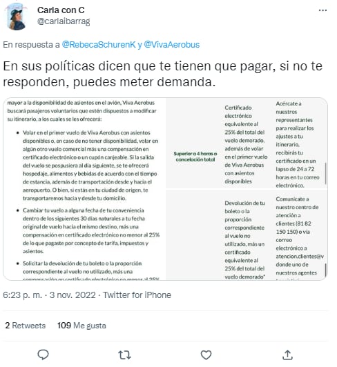 Usuarios expresan que Viva Aerobús debe cumplir políticas sino deben ser demandados