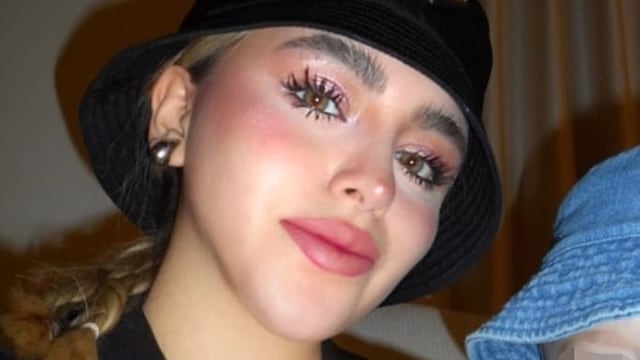 Amely Nodal y su bebé