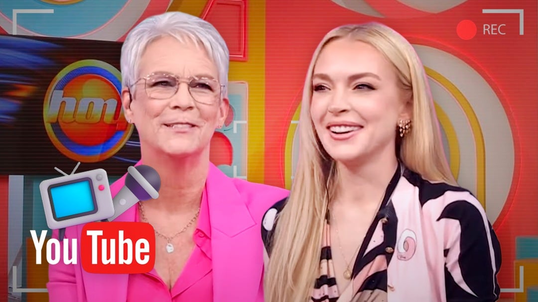 Lindsay Lohan y Jamie Lee Curtis en México estuvieron en Hoy y un video en YouTube revela cómo se la pasaron con los conductores
