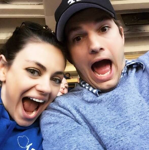 Ashton Kutcher y Mila Kunis
