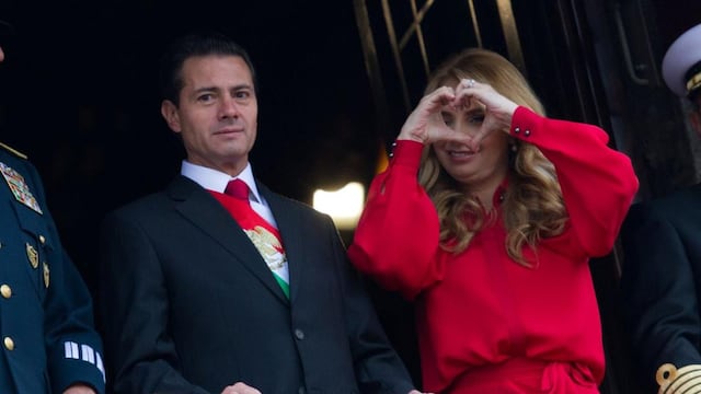 El ex presidente Enrique Peña Nieto y la actriz Angélica Rivera,