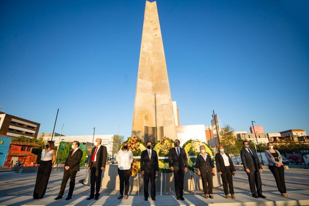 Guardia de honor por 425 aniversario de la fundación de Monterrey