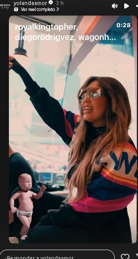 Yolanda Andrade comparte video de Thalía.