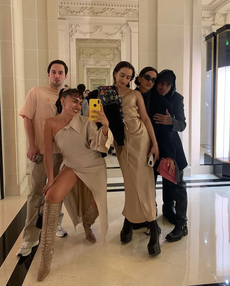 Rosalía junto a Rauw Alejandro