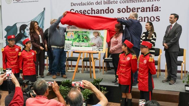 Billete conmemorativo de la Lotería Nacional