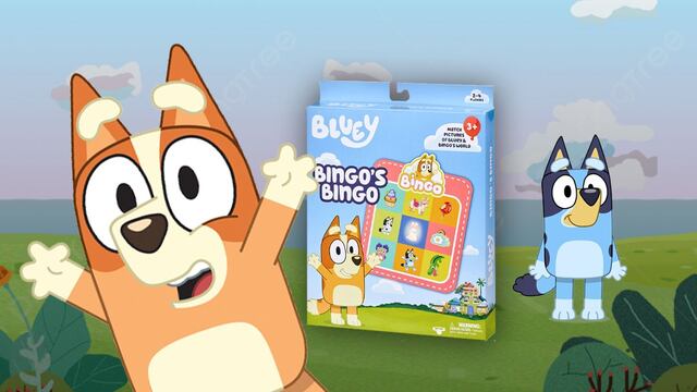 Bingo de Bluey, juego de mesa