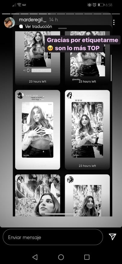 Mar de Regil agradece el apoyo en comercial.