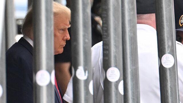 Donald Trump en el Tribunal Superior de Manhattan