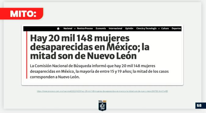 Sección de 'Quién es quién en las mentiras' pero de Samuel García/captura de video