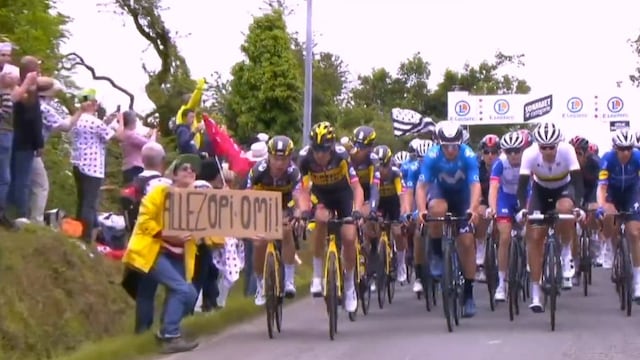 El fan que provocó caída en Tour de Francia