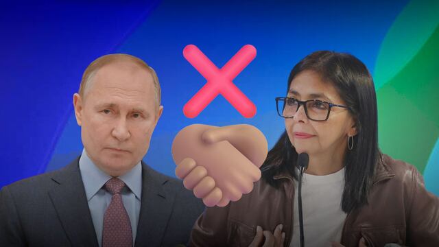 Putin descarta contacto con Delcy Rodríguez