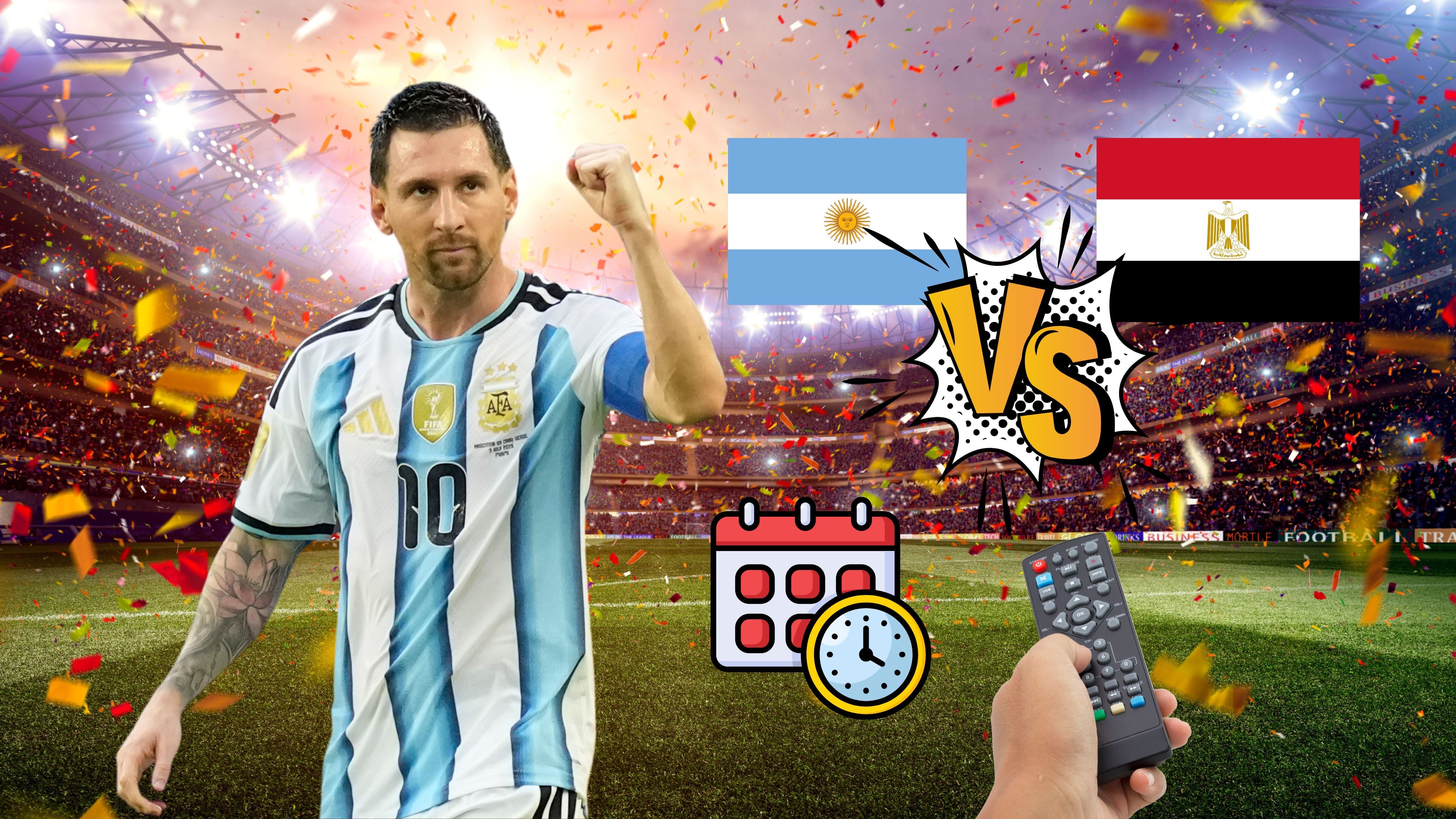 Argentina vs Egipto: A qué hora y dónde ver el partido de octavos del Mundial 2026