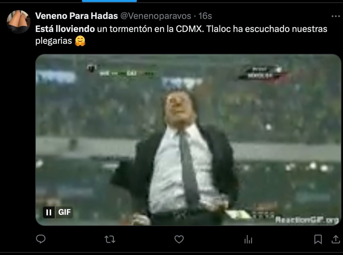 Los memes de la sorpresiva e intensa lluvia que despertó al Estado de México