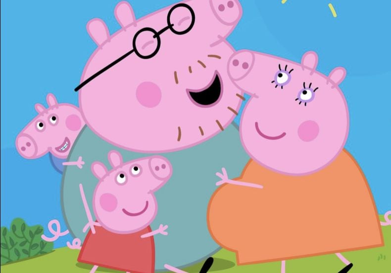 Mamá Cerdita embarazada en Peppa Pig