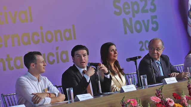 Samuel García presenta Festival internacional Santa Lucía