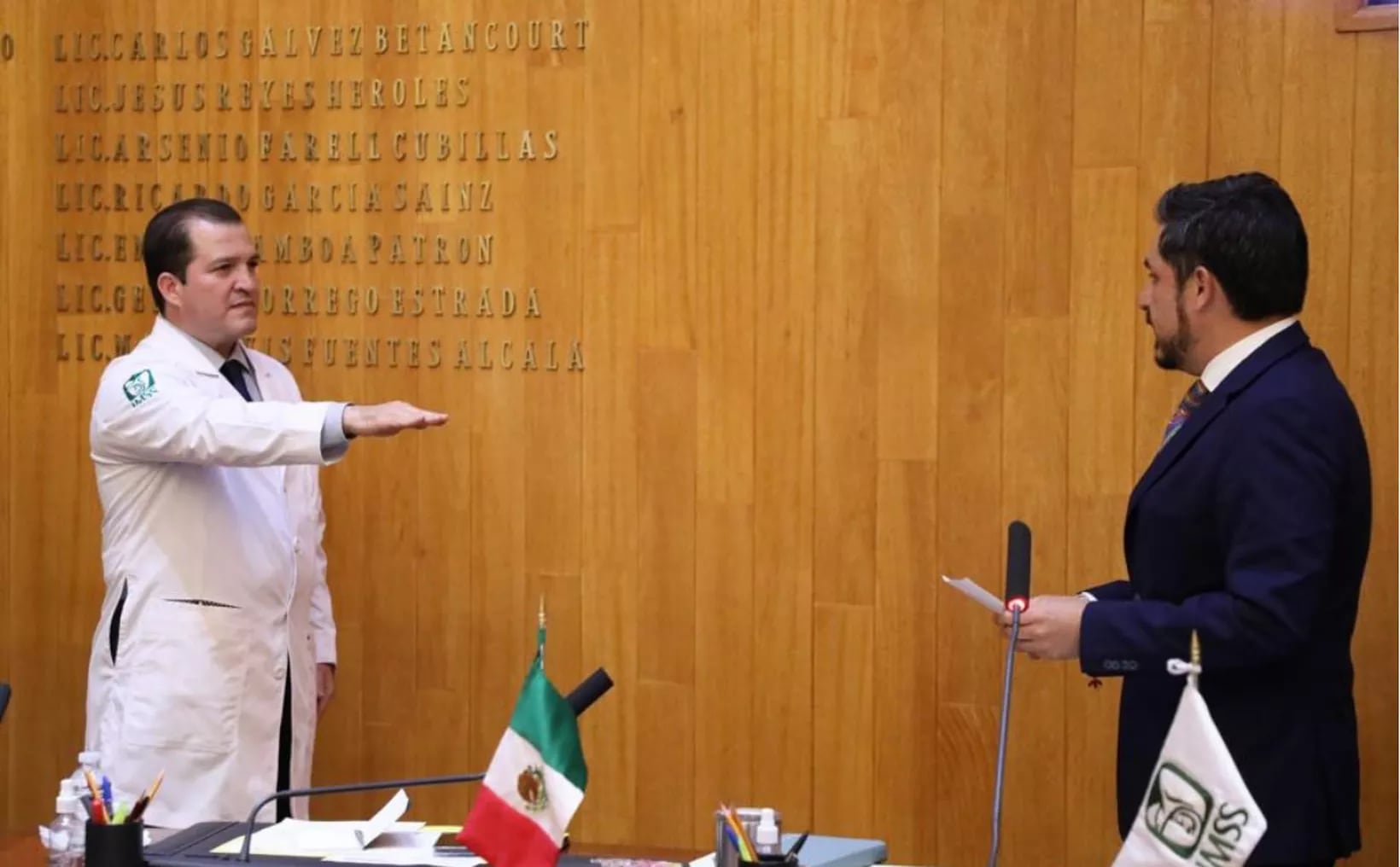 Enrique Leobardo Ureña Bogarín, delegado IMSS
