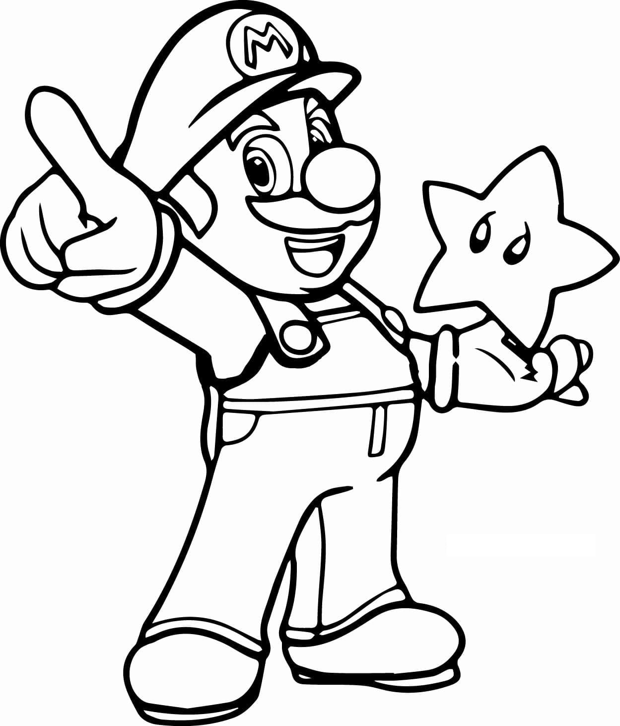 10 dibujos de Mario Bros para colorear mientras esperas el lanzamiento de Super Mario Bros. Wonder