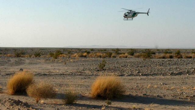 Patrulla Fronteriza en el desierto. Hallazgo de restos de niña.