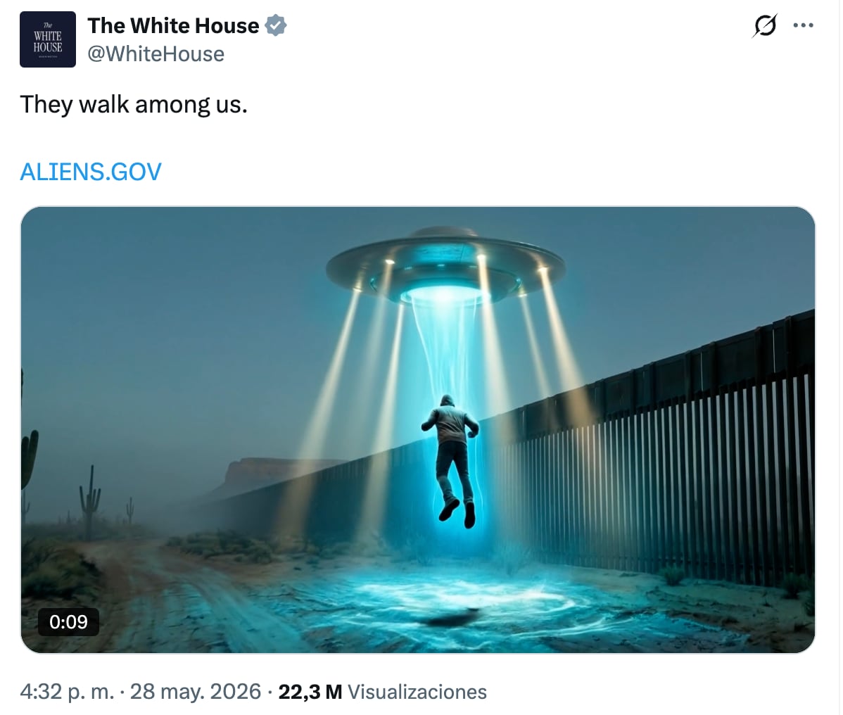 La Casa Blanca compara a los migrantes con extraterrestres, desatando fuertes críticas
