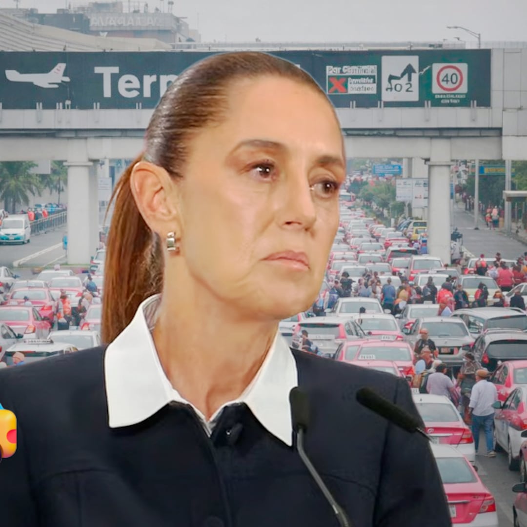 Sheinbaum pide a taxistas moderar tarifas tras bloqueo en el AICM