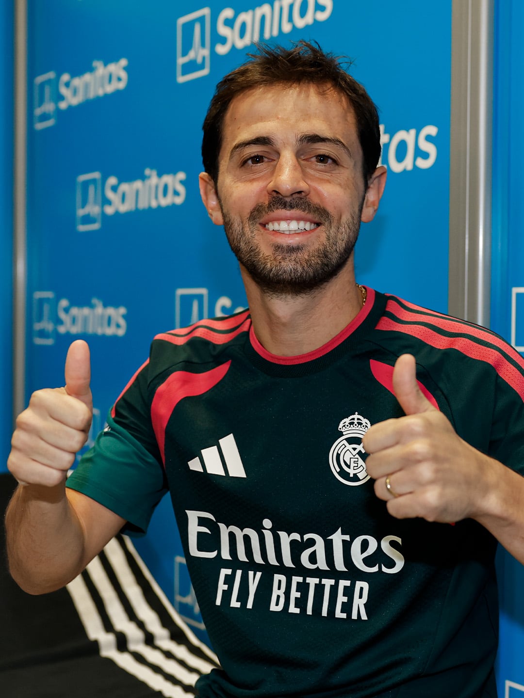 Bernardo Silva ya porta los colores del Real Madrid