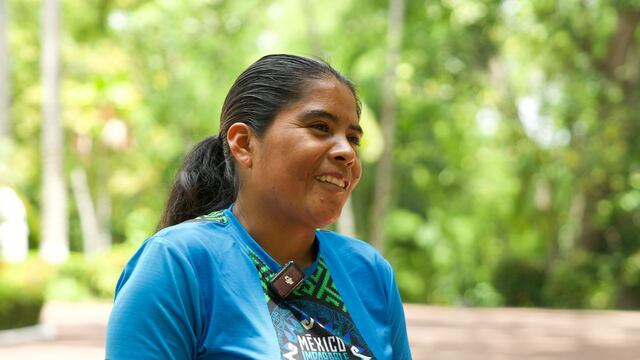 La maratonista Lorena Martínez estuvo en Villahermosa para presentar la carrera ‘Raíces de Agua’