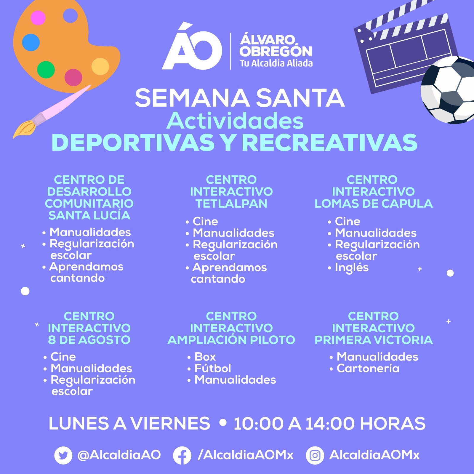 Actividades Álvaro Obregón