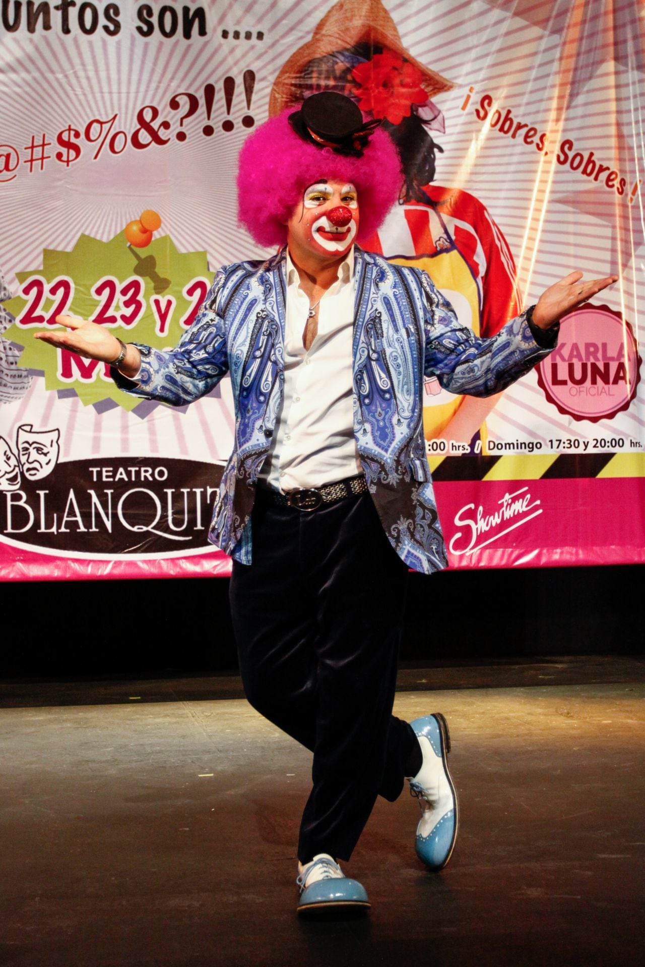 Platanito, comediante.