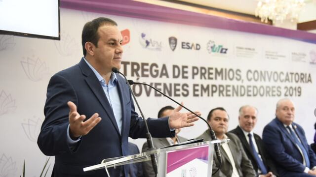 Cuauhtémoc Blanco, gobernador del estado de Morelos.