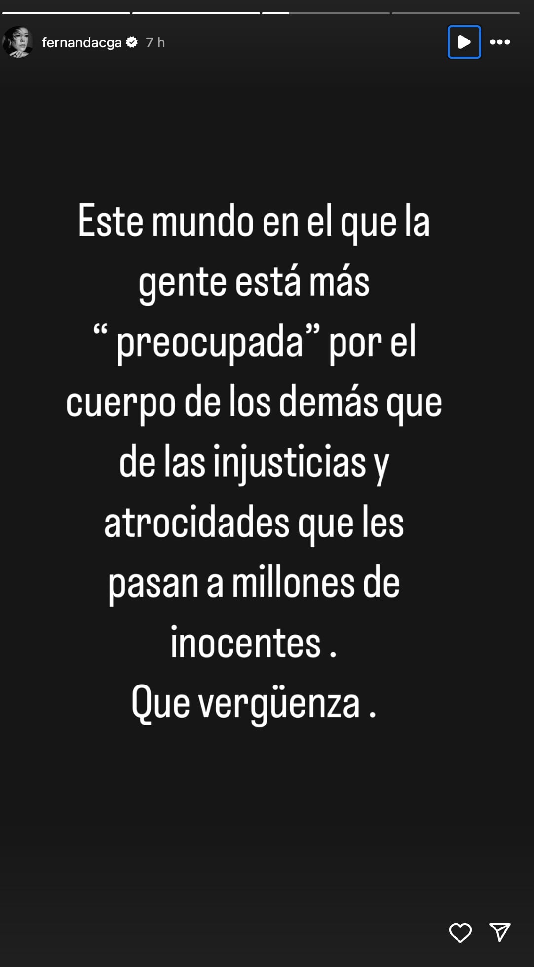 Fernanda Castillo condena a quienes critican su cuerpo