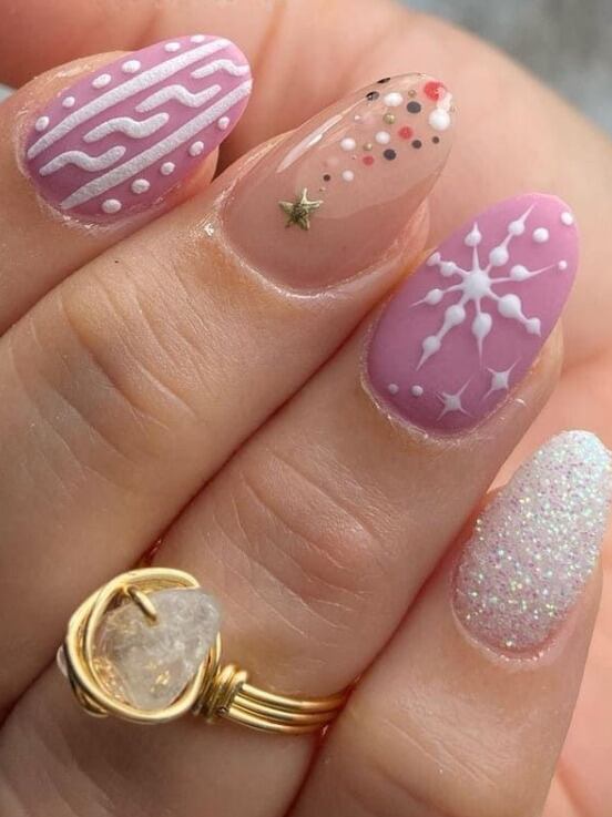 Uñas de Navidad en tendencia