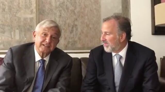 Andrés Manuel López Obrador y José Antonio Meade