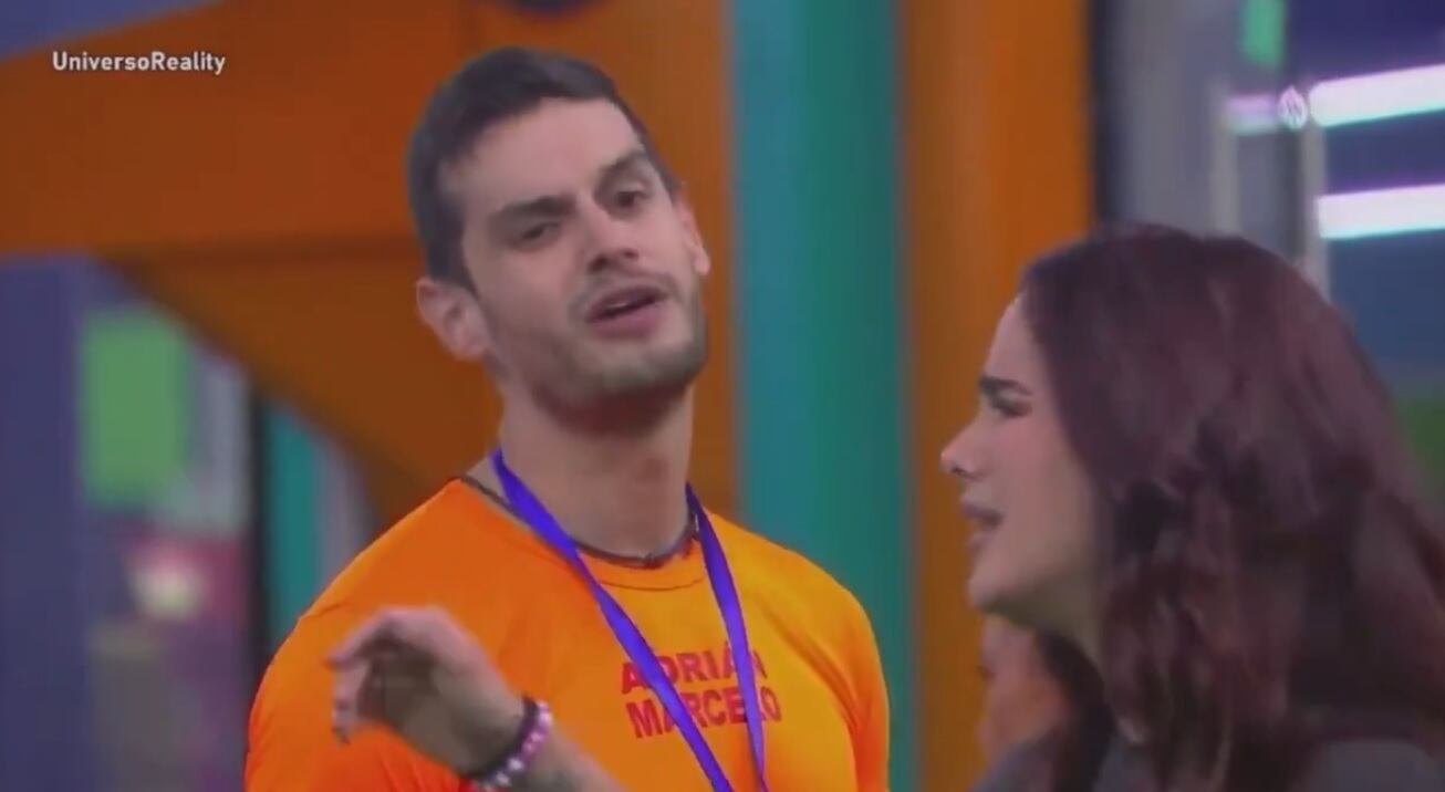 Adrián Marcelo en discusión con Gala Montes en La Casa de los Famosos México 2024.