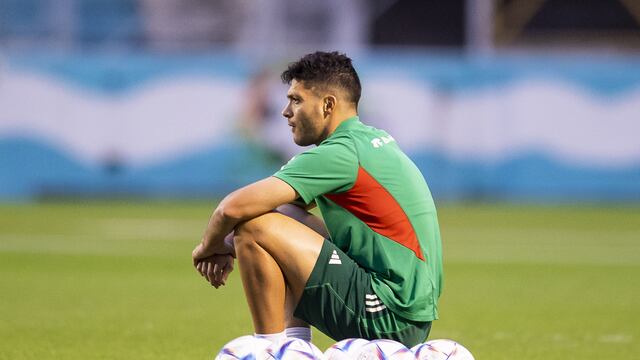Raúl Jiménez con la Selección Mexicana