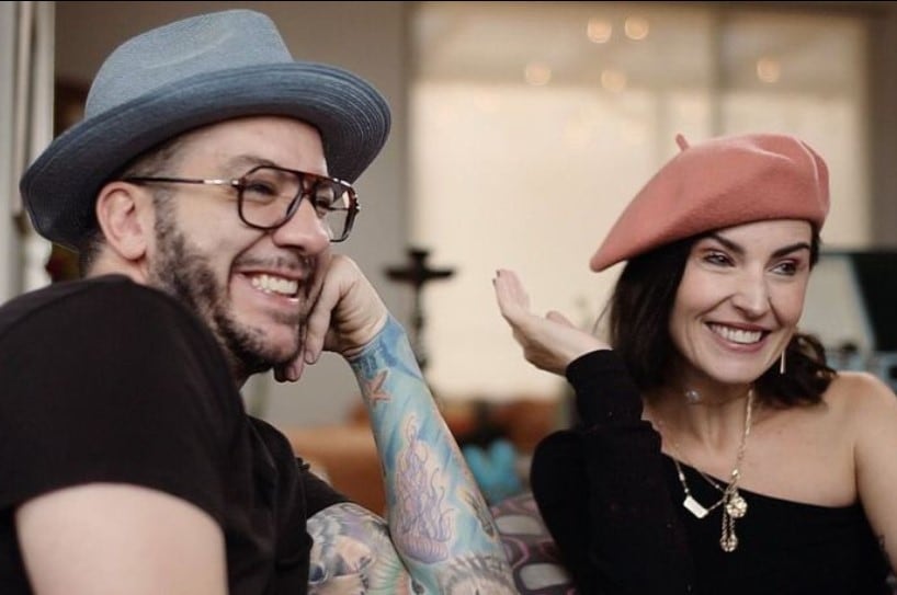 Faisy y su novia Iratxe Beorlegui