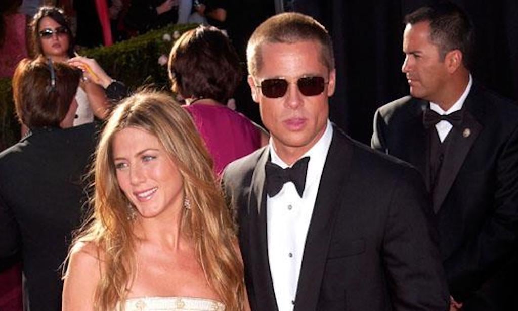 Jennifer Aniston y Brad Pitt